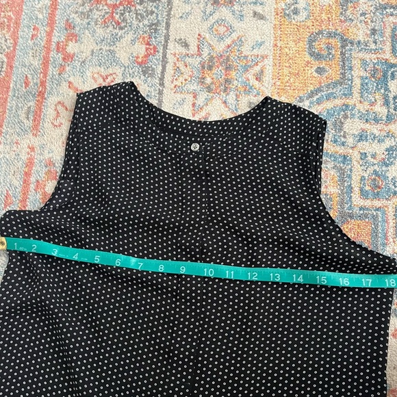 Loft silky dot print sleeveless top - Picture 3 of 5